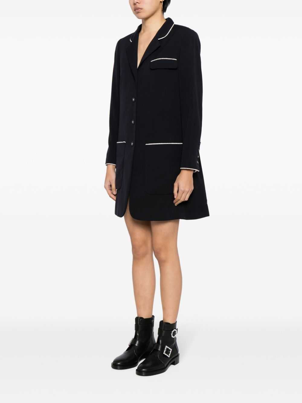 CHANEL Pre-Owned 1998 single-breasted wool coat -… - image 3
