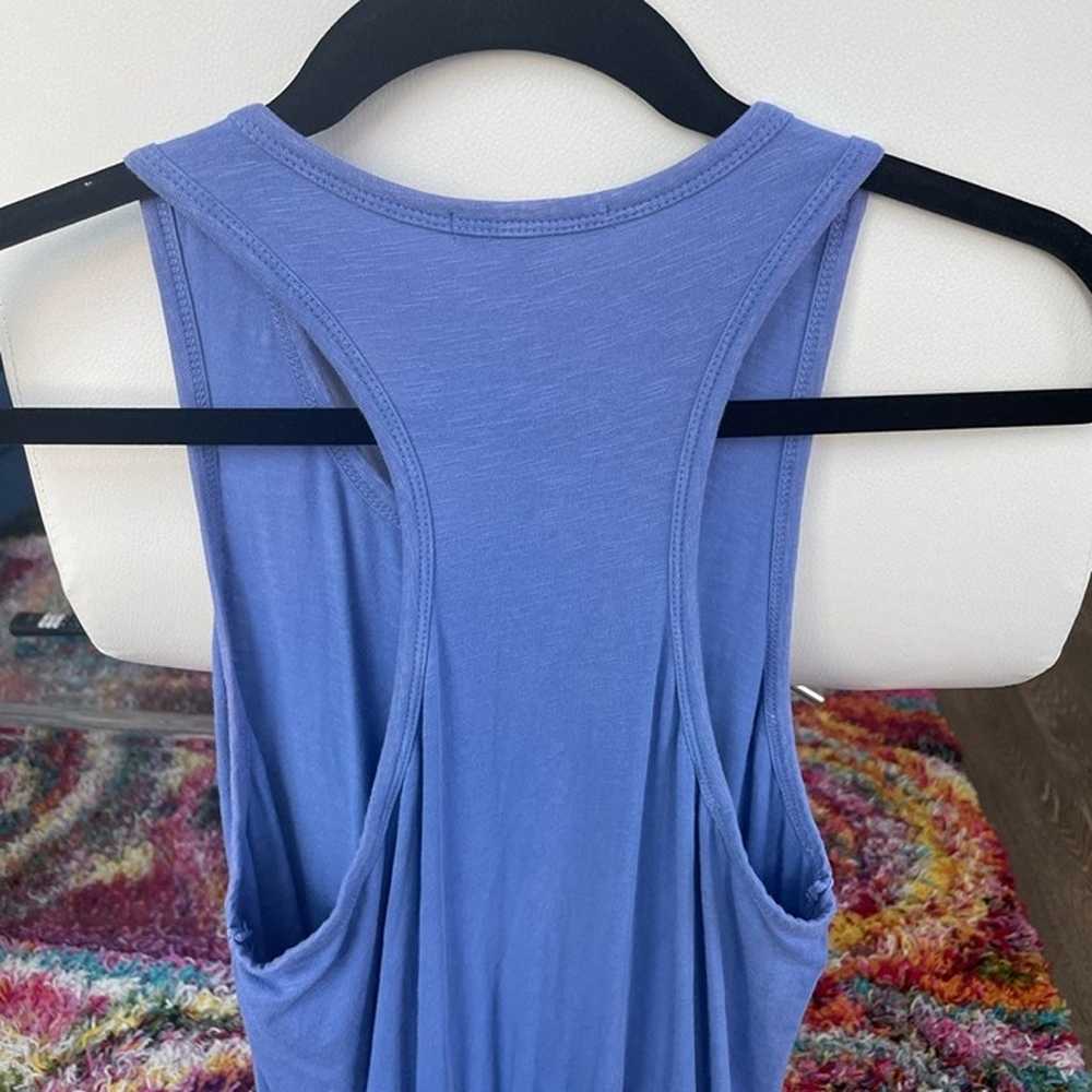 Sundry Ruched Tank Dress in Pigment French Blue S… - image 6