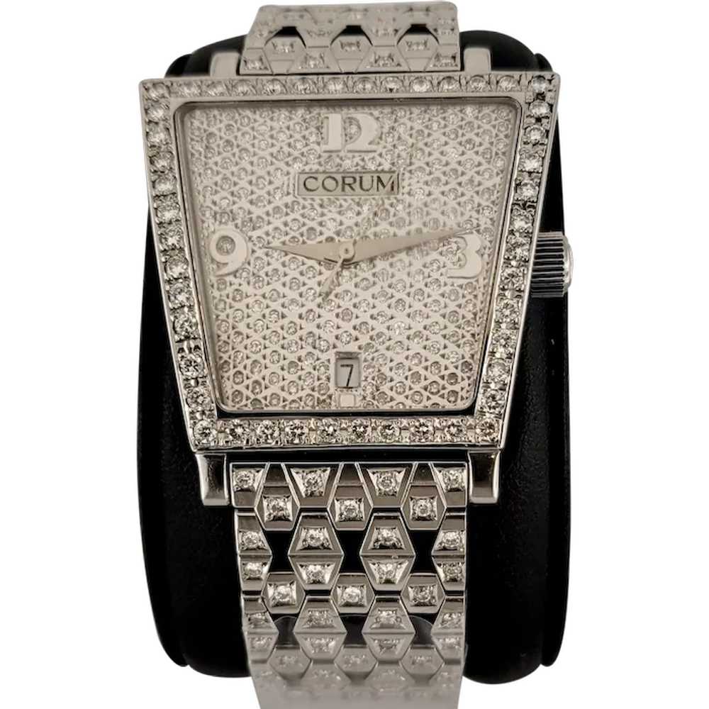 Corum Stainless Steel Watch with Diamonds - image 1