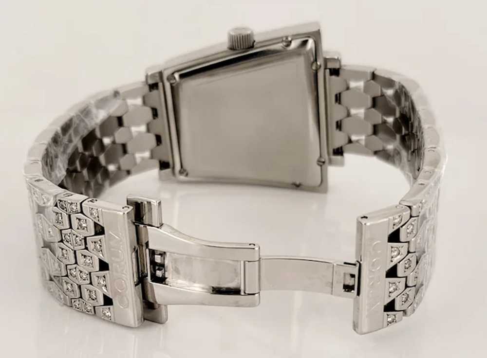 Corum Stainless Steel Watch with Diamonds - image 2