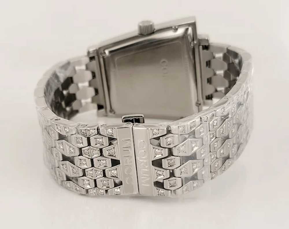 Corum Stainless Steel Watch with Diamonds - image 3