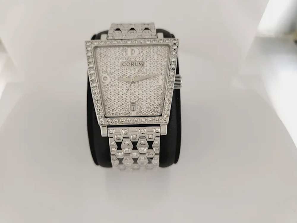 Corum Stainless Steel Watch with Diamonds - image 6