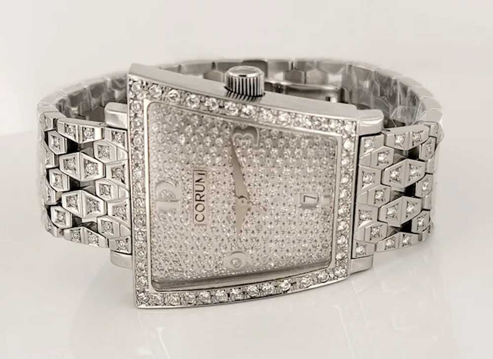 Corum Stainless Steel Watch with Diamonds - image 7