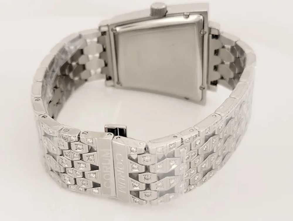 Corum Stainless Steel Watch with Diamonds - image 9