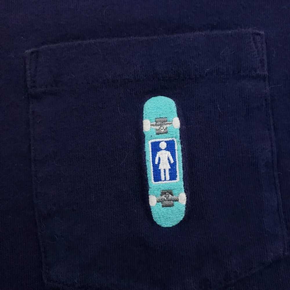 Uniqlo x Girl Skateboards Mens Embroidered Pocket… - image 5