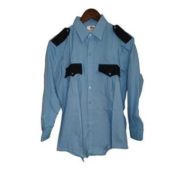Vintage NOS Riverside Security Uniform Shirt Long… - image 1