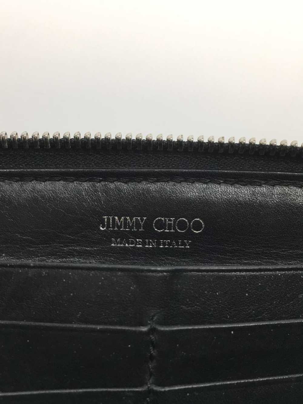 Jimmy Choo Star Studs Round Zipper Long Wallet Le… - image 3