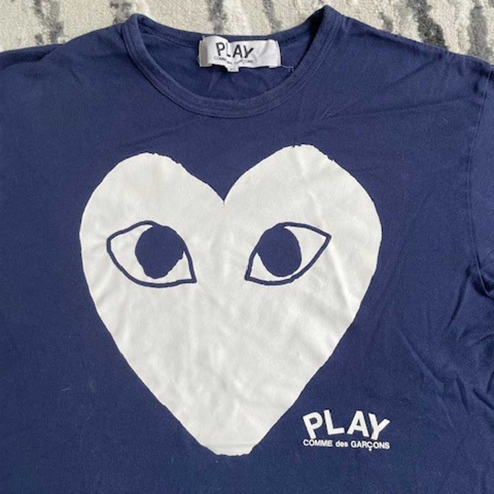 Comme Des Garcon homme Play tee size XL runs Smal… - image 2