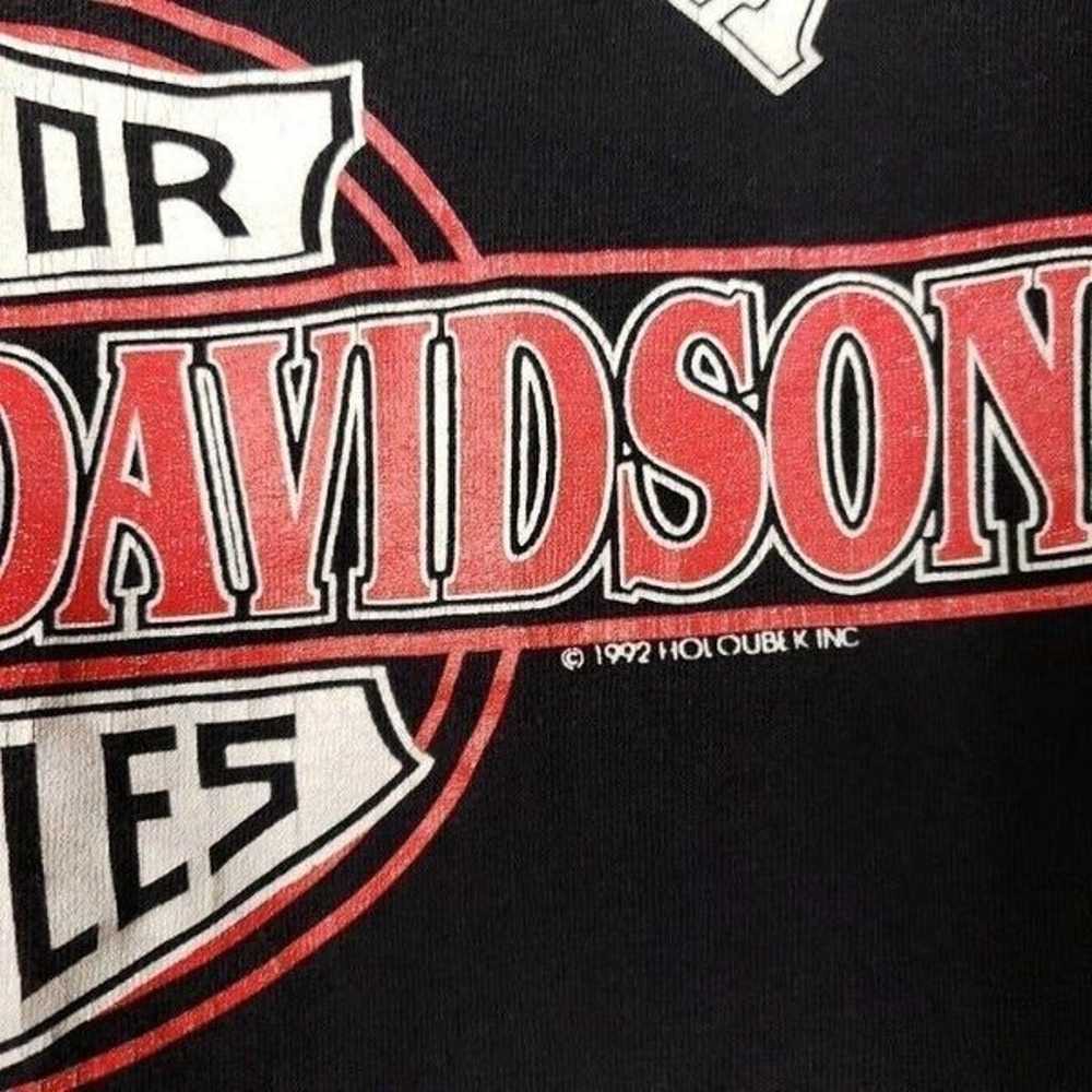 Harley Davidson Santa Claus T Shirt - image 6
