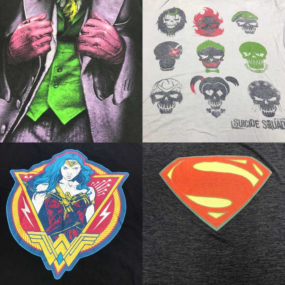 Lot of 20 DC Comics Batman Superman T-Shirt Men's… - image 2