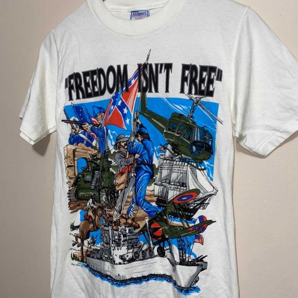 Vintage America’s War Freedom T Shirt S - image 4