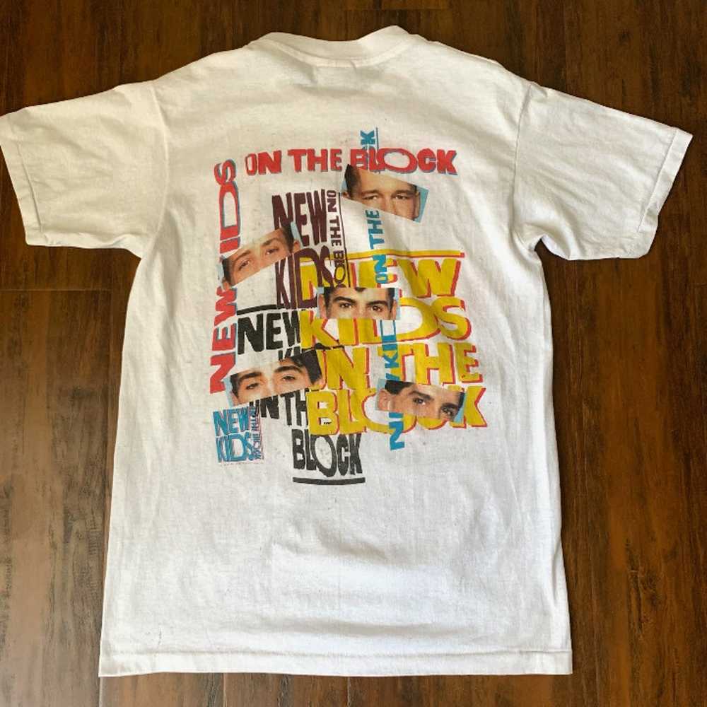 VINTAGE New Kids on the Block T-Shirt NKOTB 80s B… - image 1