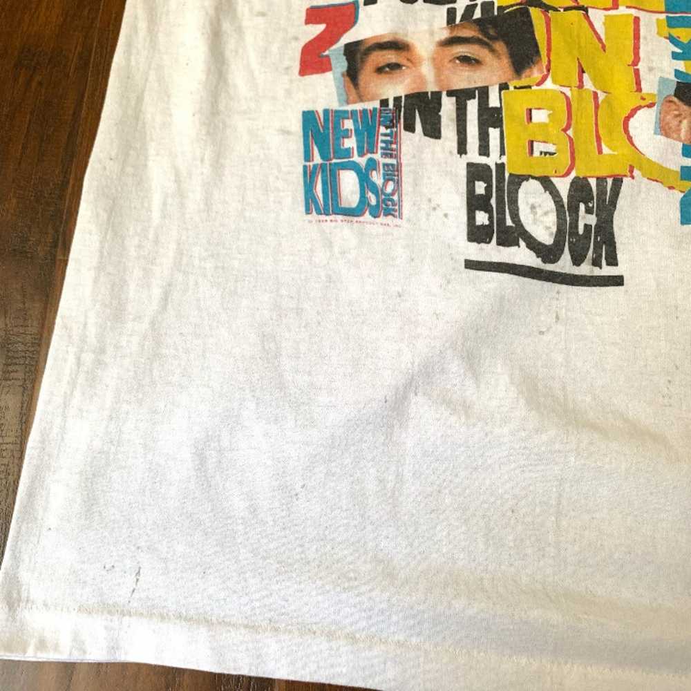 VINTAGE New Kids on the Block T-Shirt NKOTB 80s B… - image 4