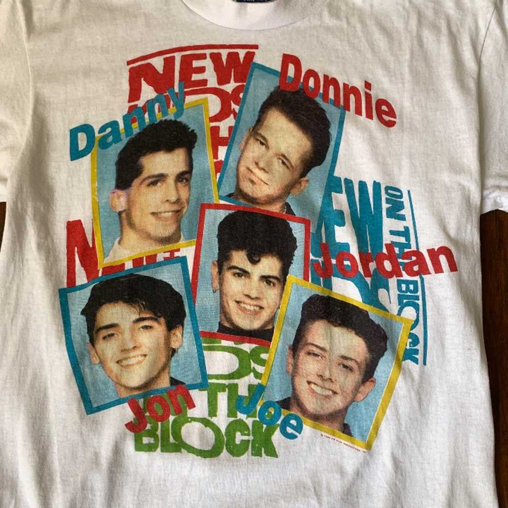 VINTAGE New Kids on the Block T-Shirt NKOTB 80s B… - image 7