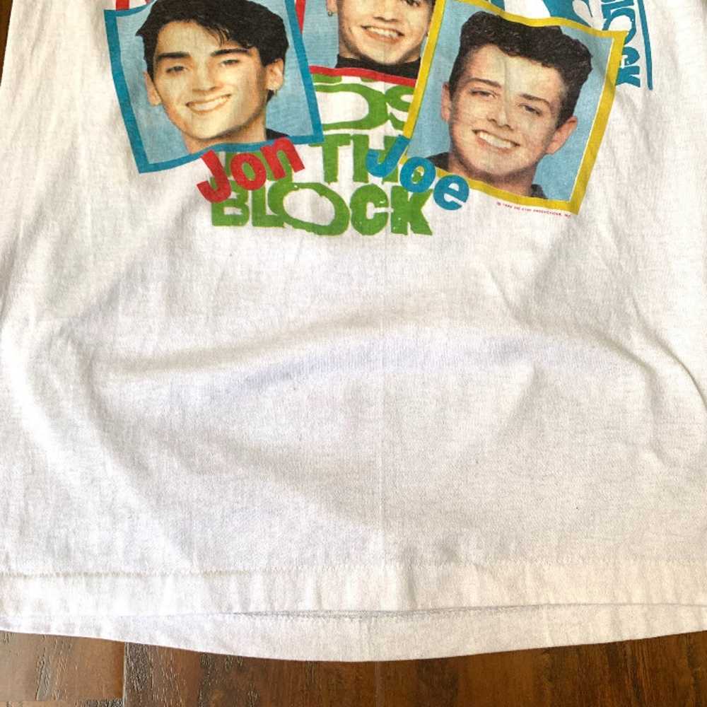 VINTAGE New Kids on the Block T-Shirt NKOTB 80s B… - image 8