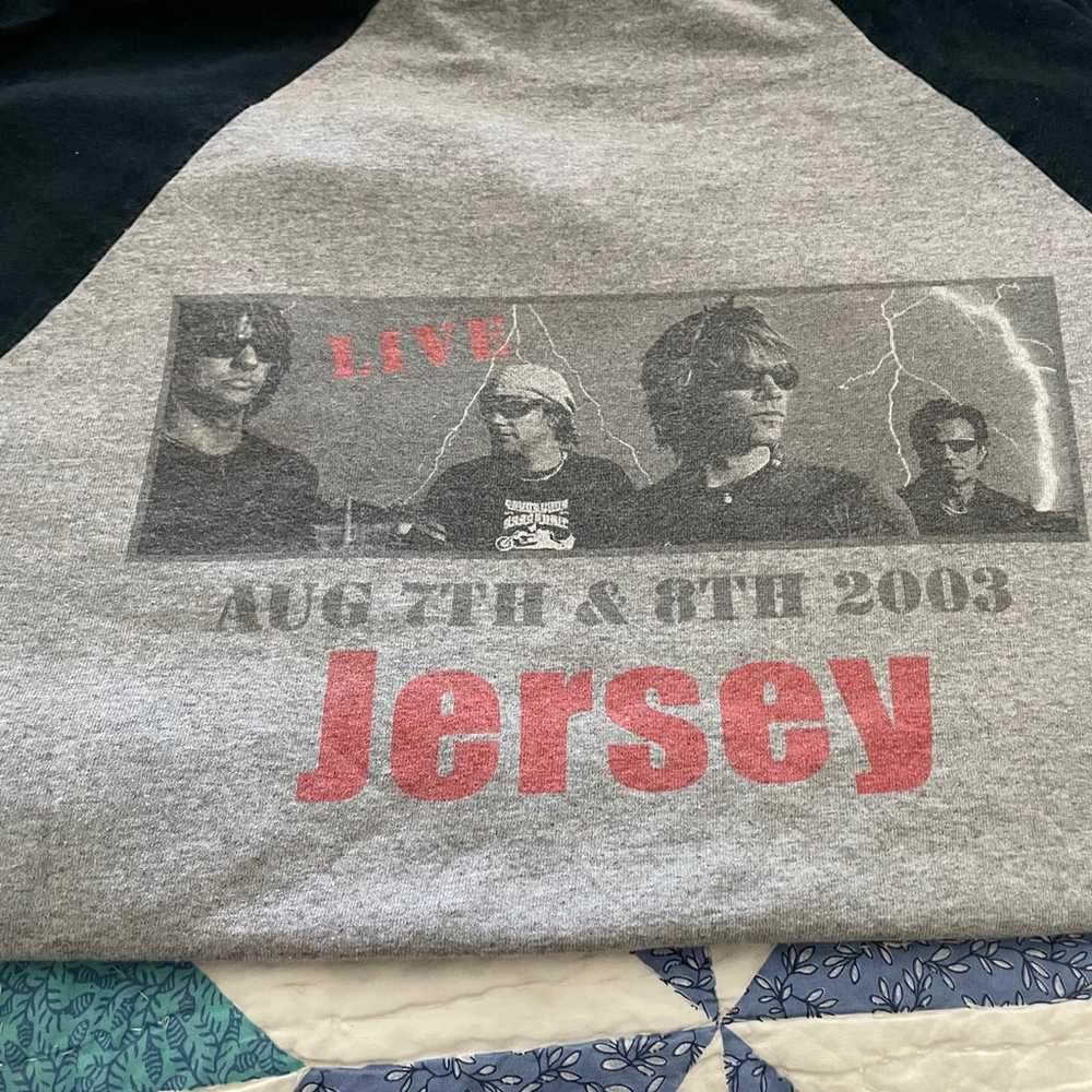 Bon Jovi vintage concert shirt 2003 new jersey ex… - image 5