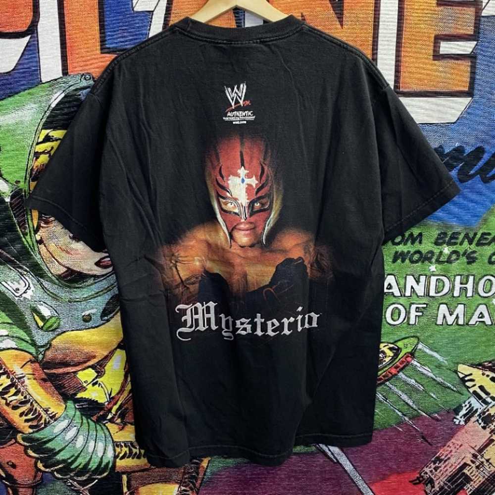 Y2K WWE Rey Mysterio Tee Shirt size Large - image 2