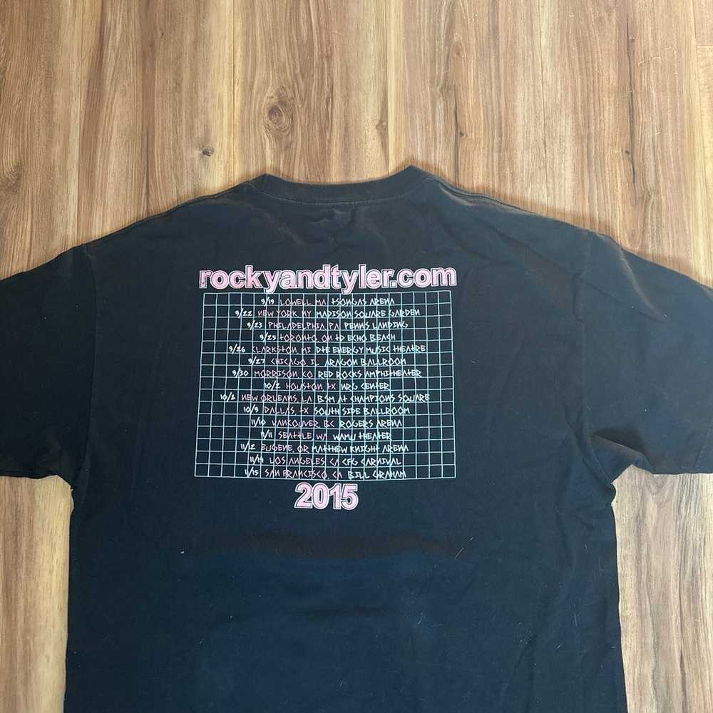Tyler the creator x Asap Rocky tour tshirt 2015 g… - image 2