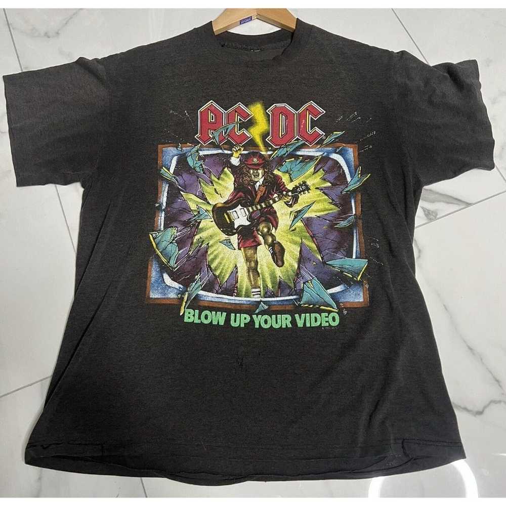 Vintage 1988 AC/DC Blow Up Your Video World Tour … - image 1