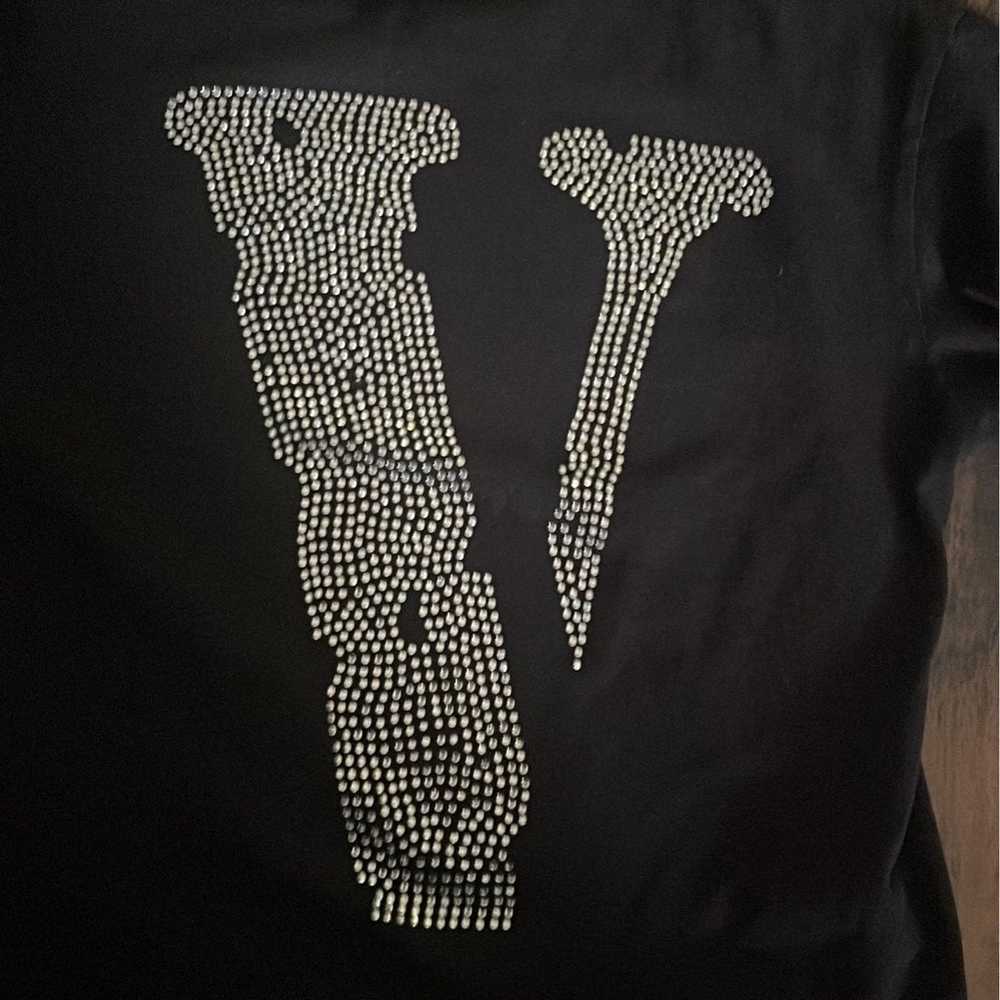 VLONE “FRIENDS” Black Rhinestone shirt - image 2