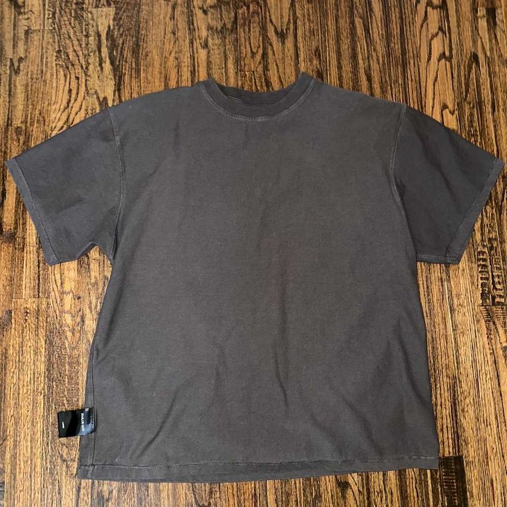 Fear of God T-Shirt Black Gray Inside Out Fourth … - image 1