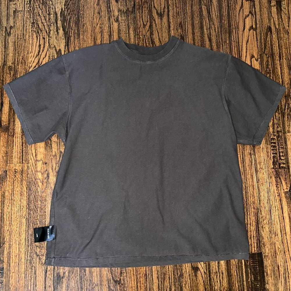 Fear of God T-Shirt Black Gray Inside Out Fourth … - image 4