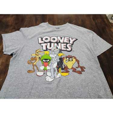 Vintage Looney Tunes, Looney Tunes Gray Men's Larg