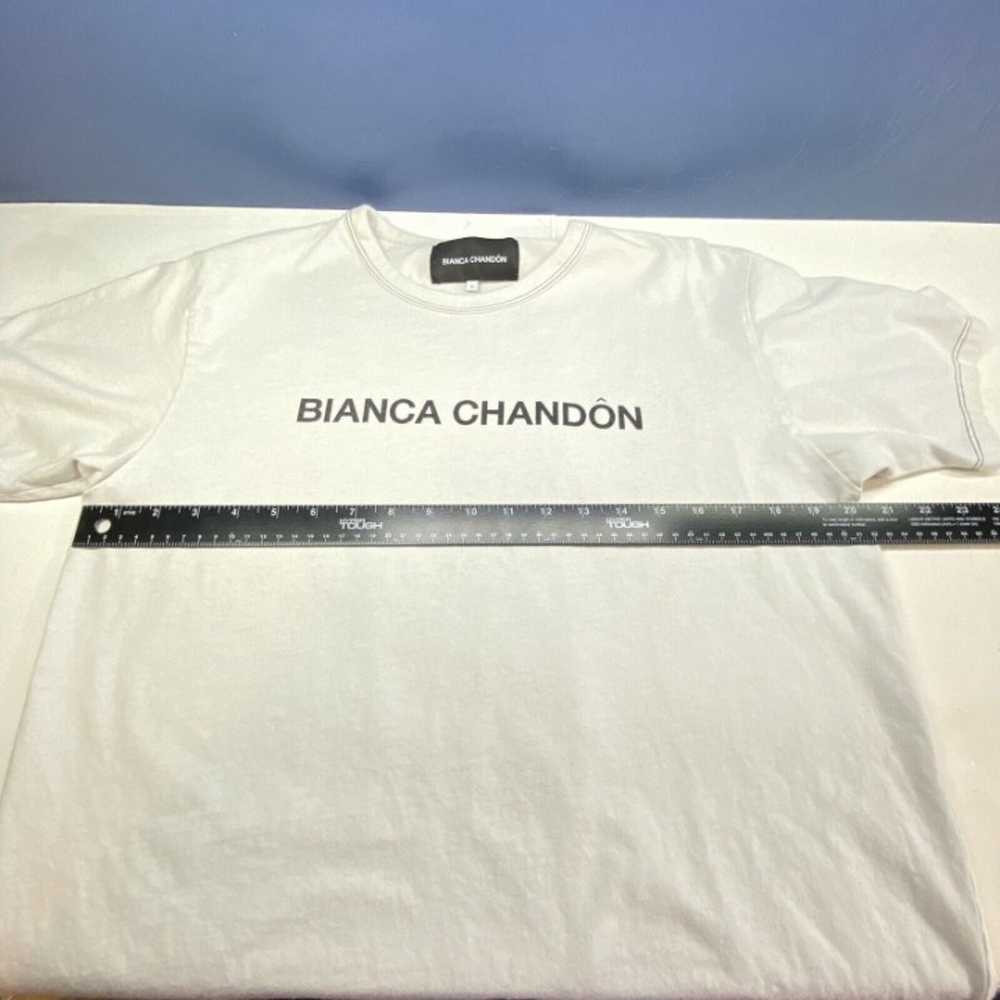 BIANCA CHANDON Short Sleeve Tee White L 55-14 - image 8