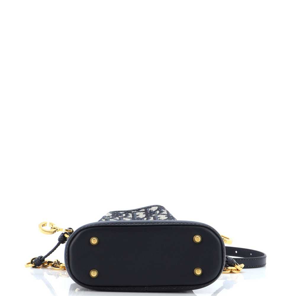 Christian Dior C'est Convertible Bucket Bag Obliq… - image 4