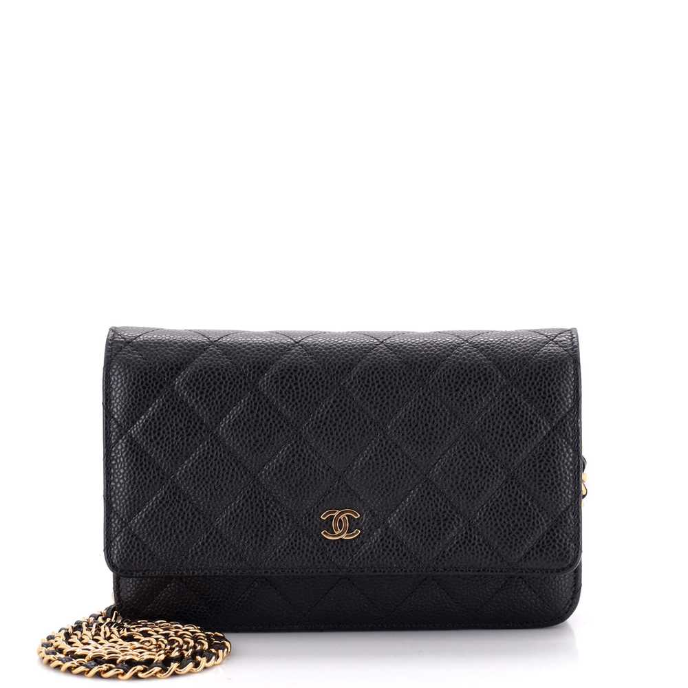CHANEL Wallet on Chain Quilted Caviar - image 1