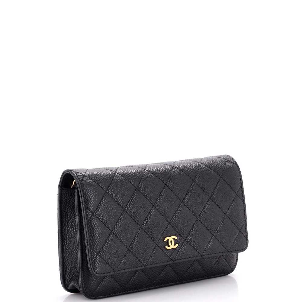 CHANEL Wallet on Chain Quilted Caviar - image 3