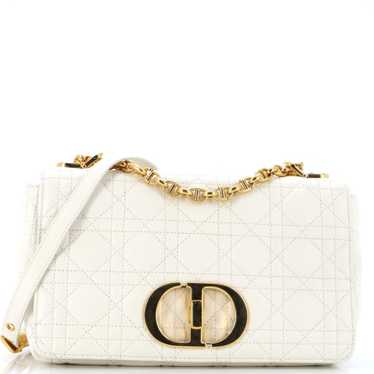 Christian Dior Caro Bag Cannage Quilt Calfskin Me… - image 1