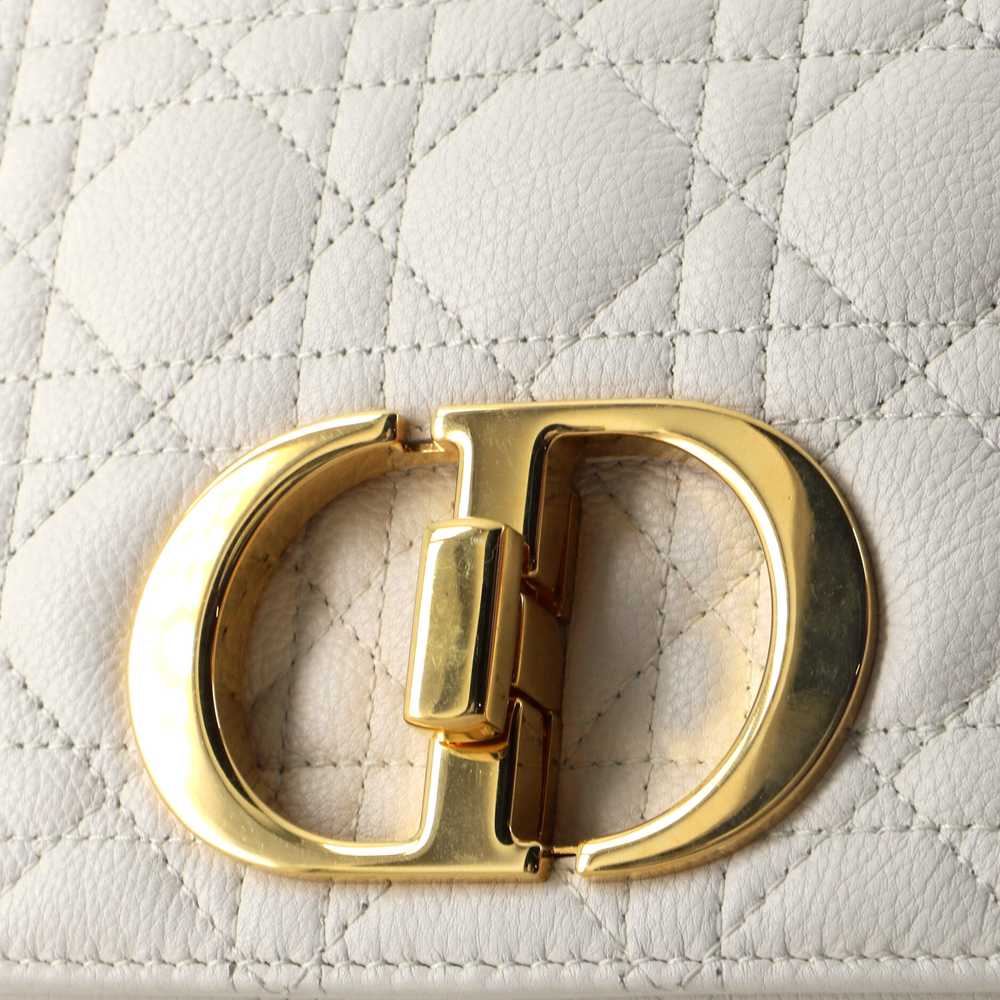 Christian Dior Caro Bag Cannage Quilt Calfskin Me… - image 6