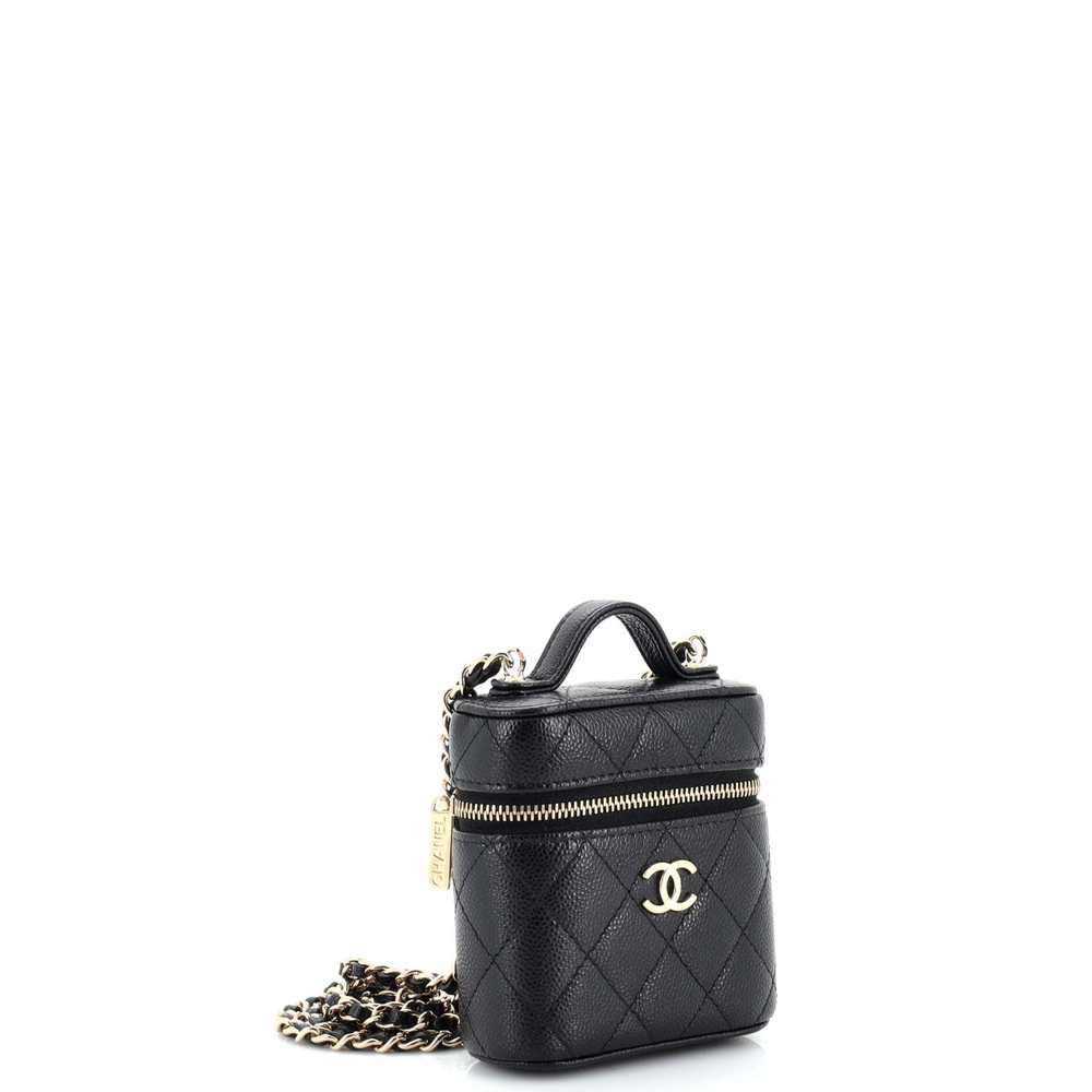CHANEL Handle with Care Vanity Case with Chain Qu… - image 3