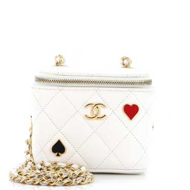 CHANEL Coco Casino Vanity Case with Chain Quilted… - image 1