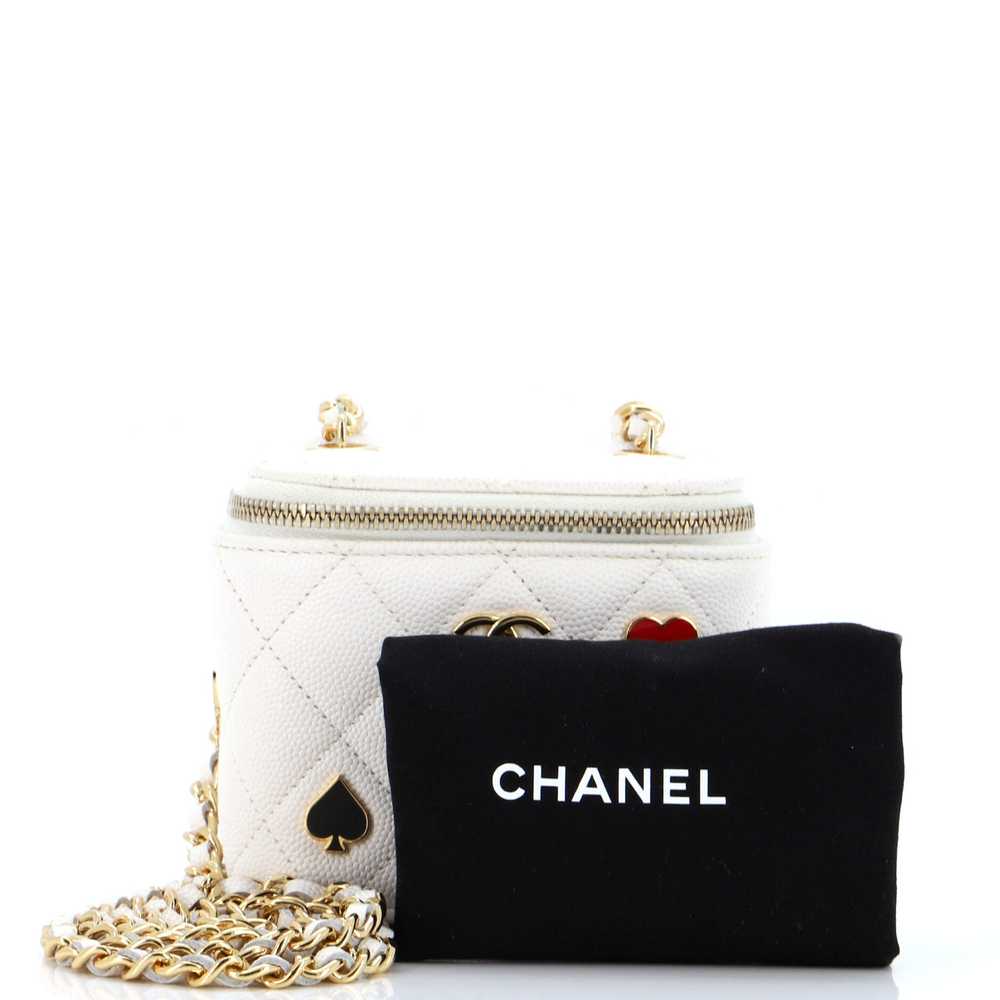 CHANEL Coco Casino Vanity Case with Chain Quilted… - image 2