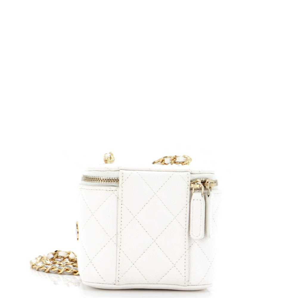 CHANEL Coco Casino Vanity Case with Chain Quilted… - image 4