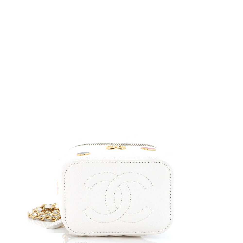 CHANEL Coco Casino Vanity Case with Chain Quilted… - image 5