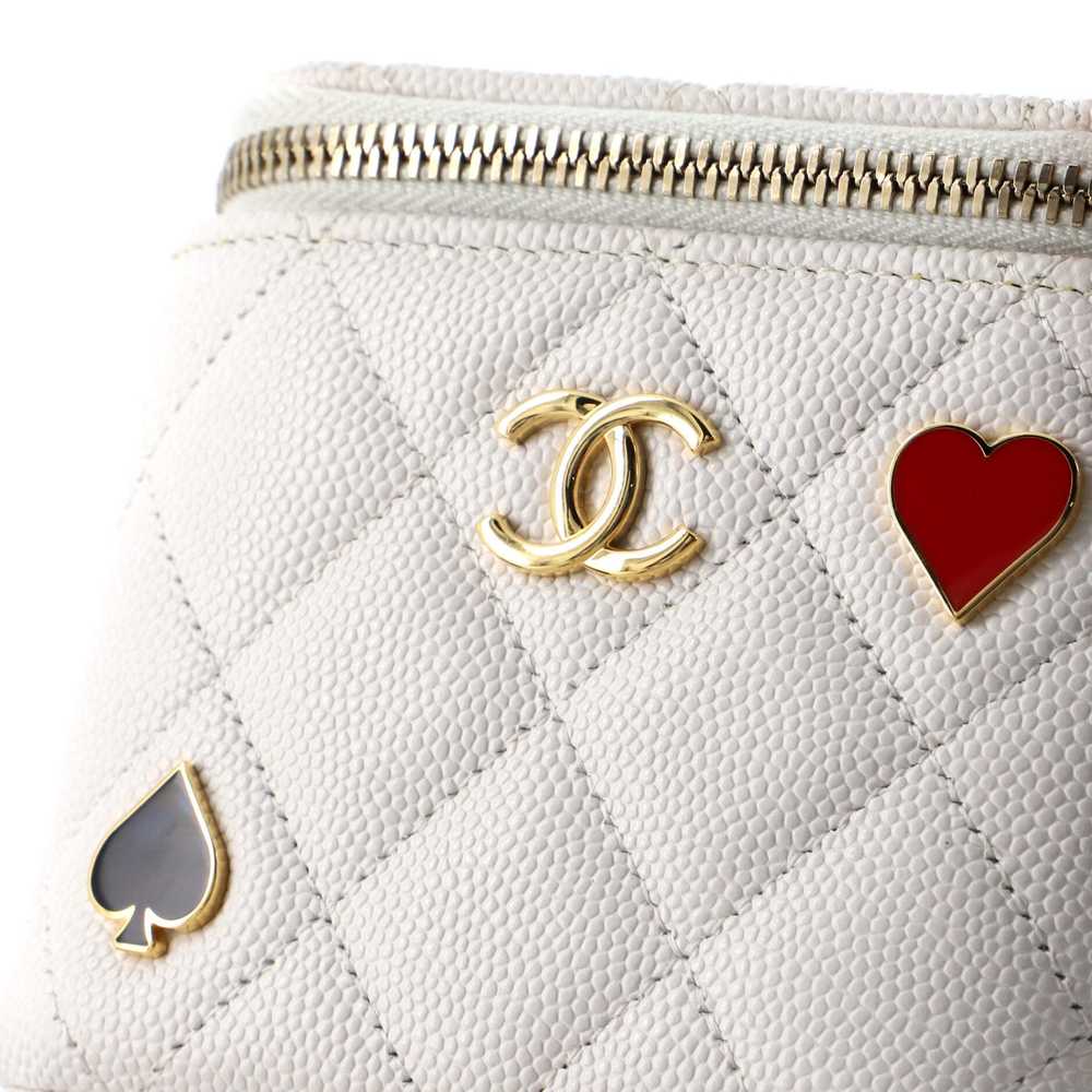 CHANEL Coco Casino Vanity Case with Chain Quilted… - image 7