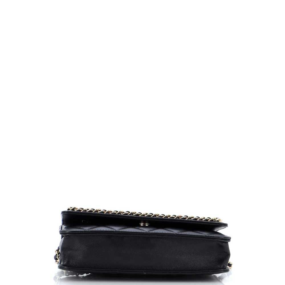 CHANEL Chain Around Wallet on Chain Quilted Lambs… - image 5