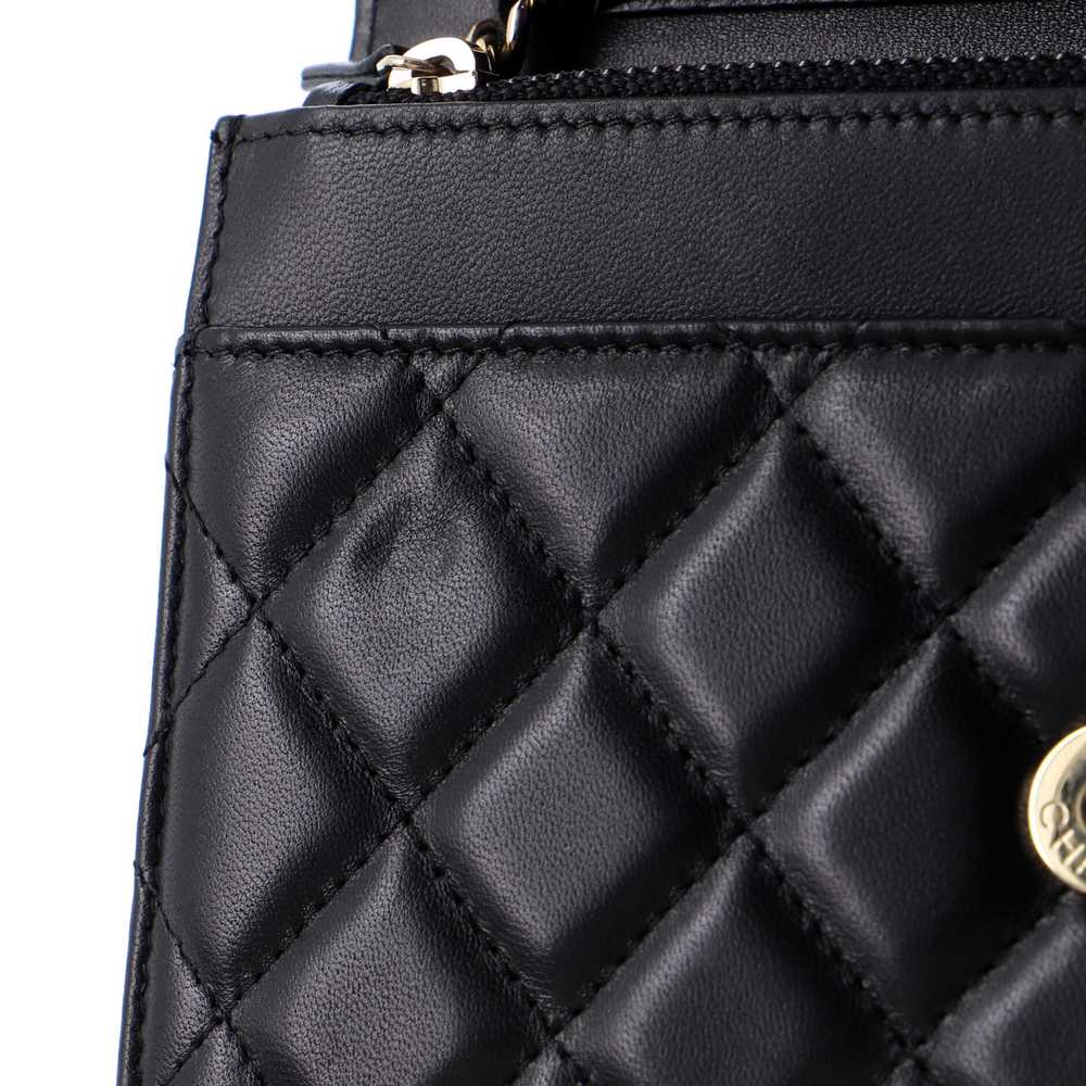 CHANEL Chain Around Wallet on Chain Quilted Lambs… - image 8