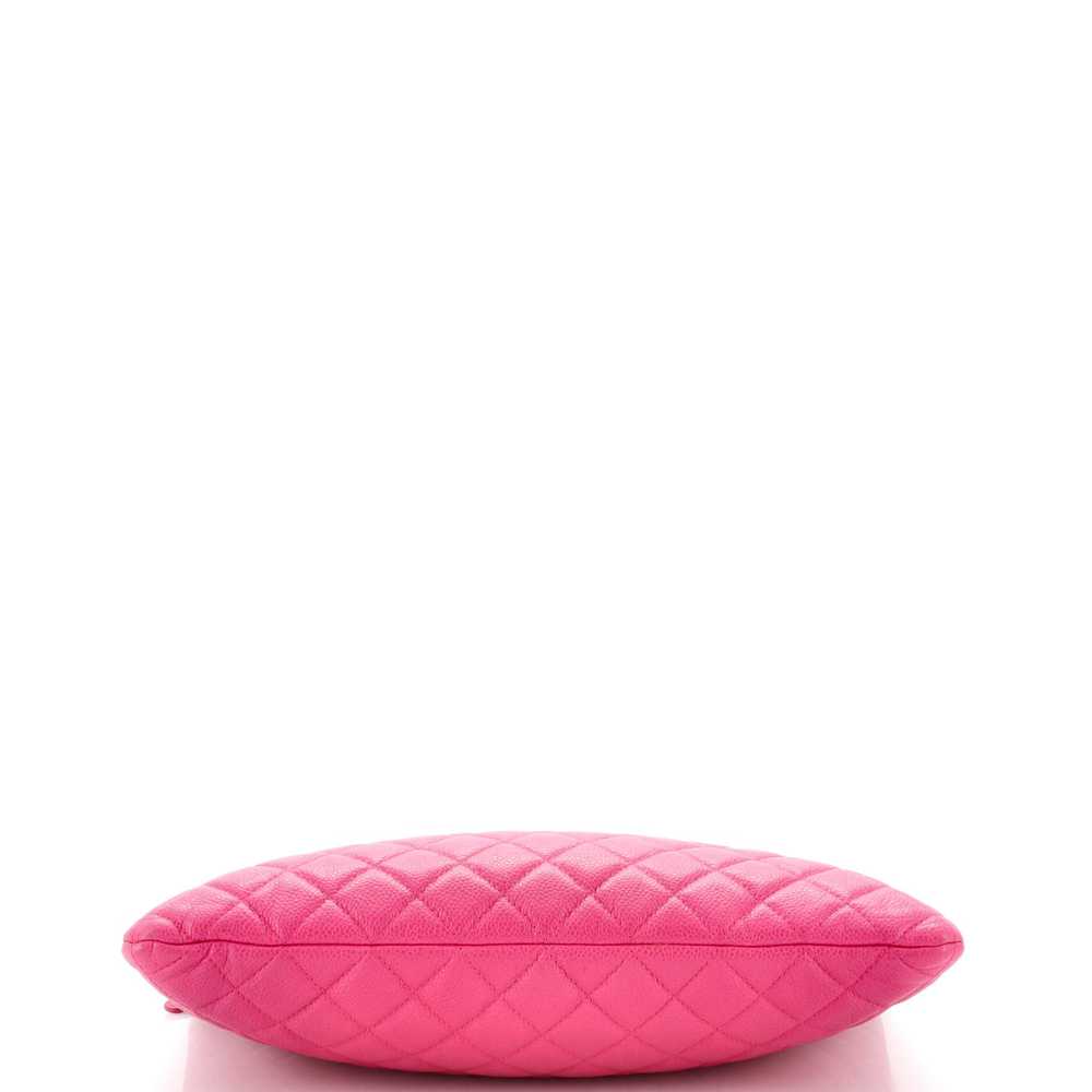 CHANEL O Case Clutch Quilted Caviar Large - image 4