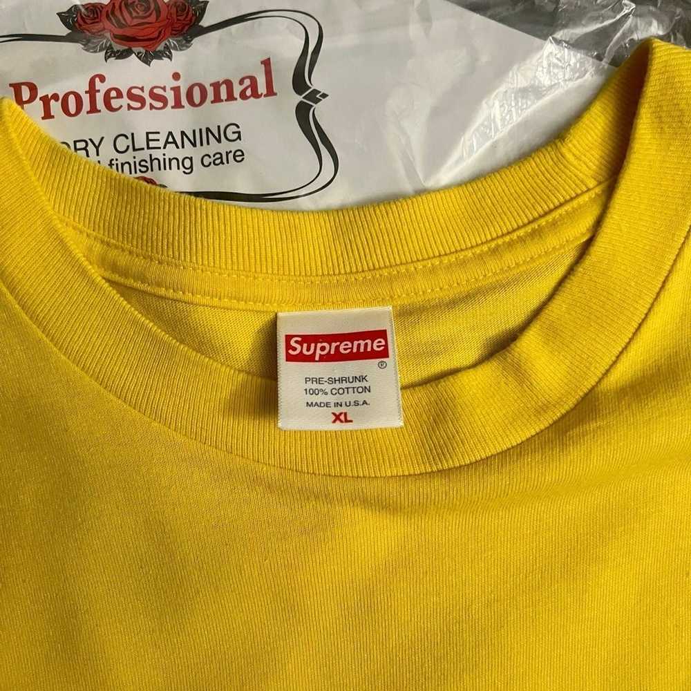 Supreme Float Tee Yellow Size XL - image 2