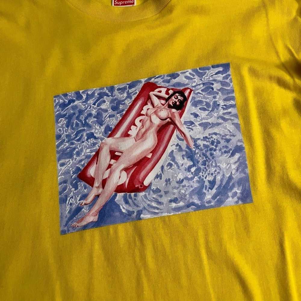 Supreme Float Tee Yellow Size XL - image 4