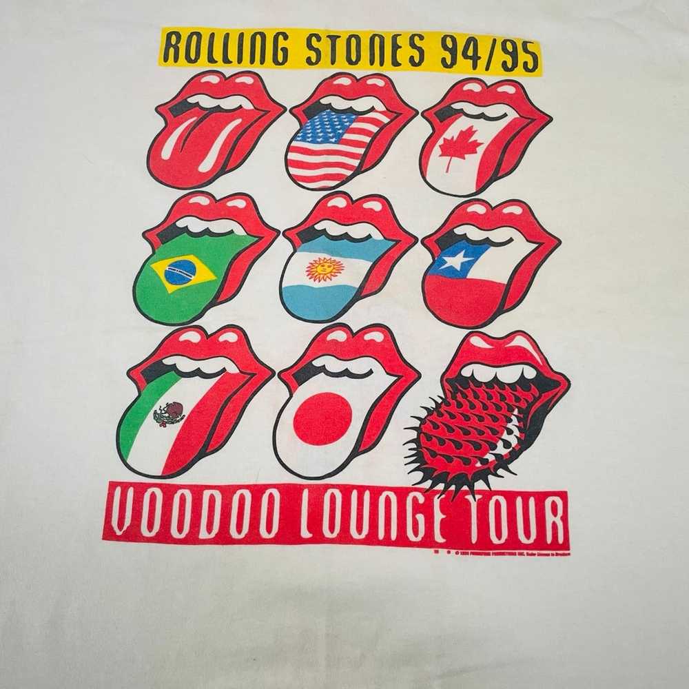 Vintage Rolling Stones 1994 Voodoo Lounge World T… - image 2