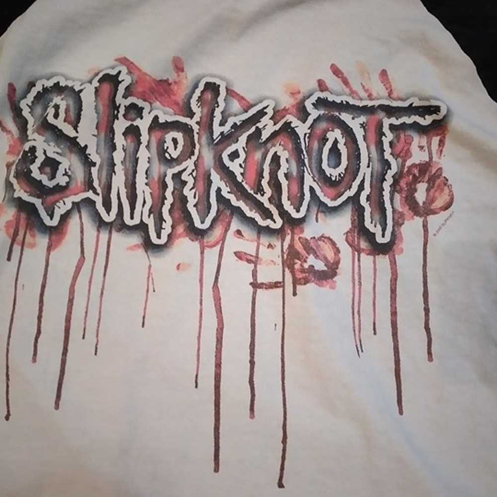 Concert / Band T-Shirt - Vintage 2002 SLIPKNOT 3/… - image 2