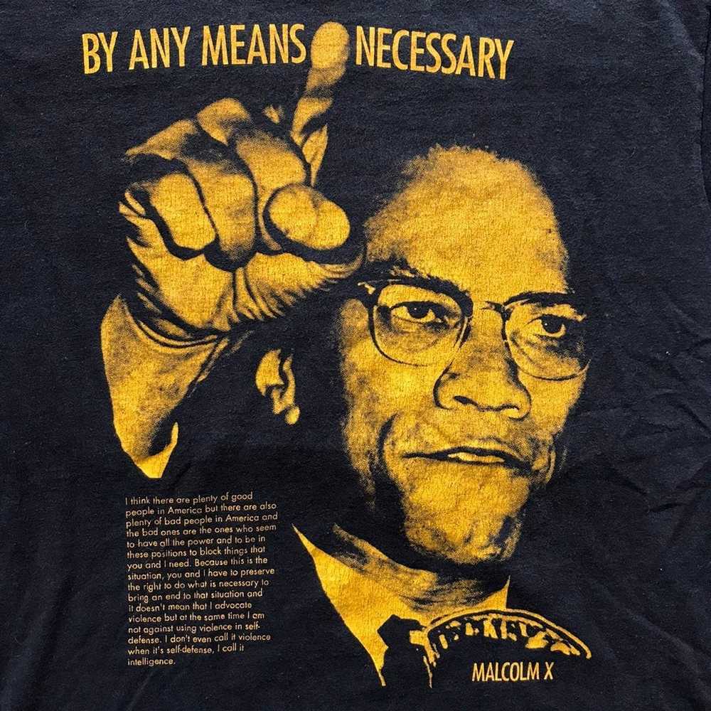Vintage Malcolm X tee - image 2