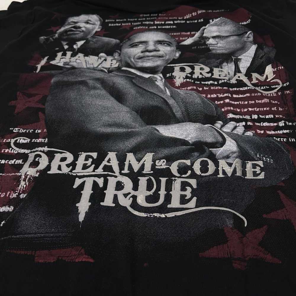 Malcolm Martin Obama Graphic T-Shirt Men's Black … - image 5