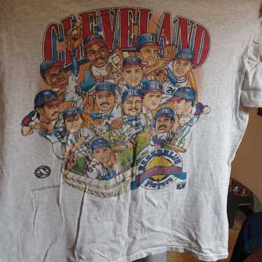 1994 cleveland indians players shirt