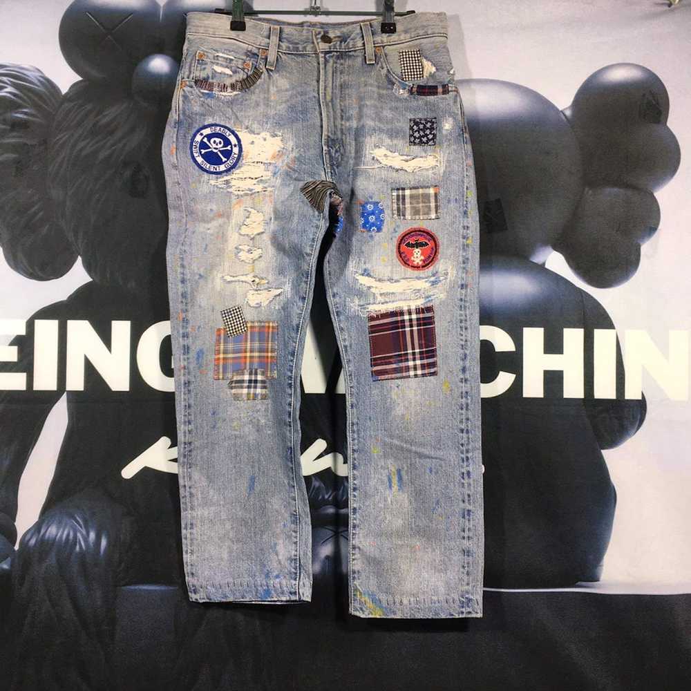 Levi's Custom Patchwork Painter Jeans - image 2